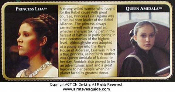 Carrie Fisher as Princess Leia or Natalie Portman as Queen Amidala?